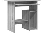 Scrivania Grigia Sonoma 80X45X74 Cm In Materiale Ligneo