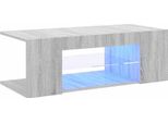 Mobile Tv Con Luci Led Grigio Sonoma 90X39X30 Cm
