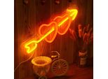 Cuore Decorazione Luce Al Neon Luci Segno Al Neon Gioco Segno Al Neon, Led Segno Al Neon Decorazione Della Parete Per Sala Giochi Camera Da Letto Parete Bar Festa Regali Decorazione