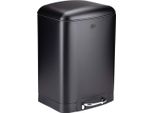 Cestino A Pedale Dirt Devil 12L - Cestino Da Cucina Con Chiusura Ammortizzata - Cestino In Acciaio Inox - Cestino Interno Rimovibile - 27,5 X 25,5 X 40,2 Cm - Nero