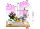 3 Teste Lampada Per Piante Led Tubo Luminoso A Spettro Completo Lampada Di Crescita Dimmerabile Lampada Per Piante Con Timer