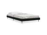Vidaxl Struttura Del Letto Nera 100X200 Cm In Materiale Ligneo