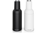 Arendo - Macinae Pepe Elettrico - Set Di 2 - Funzionamento Con Una Sola Mano - Macina Automaticamente Quando Viene Inclinato - Funzionamento A Batteria - Macina Spezie In Ceramica - Gradi Di Macinatura Regolabili In Modo Continuo