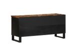 Mobile Tv 100X33X46 Cm In Legno Massiccio Di Recupero E Legno Ingegnerizzato