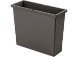 Bidone Interno Hailo Da 17 Litri 1139009 Grigio Scuro 414 X 158 X 350 Mm