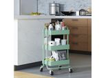Carrello Da Cucina 'PyhäNtä' 78,5 X 46 X 35 Cm Acciaio Verde Menta