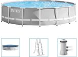 Intex Prism Frame Premium Set Per Piscina 427X107 Cm