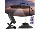 Lampada Solare A Sospensione, Lampade Solari Da Esterno A Sospensione, Lampada Solare Da Esterno IP66 Impermeabile Per Giardino Terrazzo Balcone Gazebo Campeggio Ombrellone