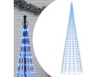 Vidaxl Albero Di Natale A Led Per Pennone 3000 Led Blu 800 Cm