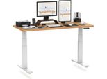 Scrivania Flexispot Regolabile In Altezza 180X80Cm 2 Motori, Portata 160 Kg, Protezione Anticollisione, Piano D'appoggio Monoblocco Da 25 Mm, 4 Posizioni Di Memoria Acero