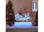 3D Natale Luce Notturna Led Illusione Lampada Con 7 Colori Luci Notturne A Batteria Con Telecomando Lampada Da Comodino Festa Decorazione Di Natale