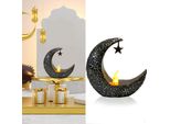 Ramadan Decorazione Luna A Lume Di Candela Eid Mubarak Decorazione A Led Luci Da Tè Islam Musulmano Candele A Led Decorazione Da Tavolo Della Camera Da Letto