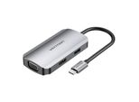 Docking Station Da Usb-C A Hdmi, Vga, Usb 3.0, Pd 0,15M, Vention Toahb Grigio