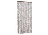 Vidaxl Tenda Fly Grigio E Bianco 100X230 Cm In Ciniglia