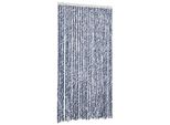 Vidaxl Tenda Fly Blu E Bianca 100X230 Cm In Ciniglia