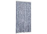 Vidaxl Tenda Fly Blu E Bianca 100X200 Cm In Ciniglia