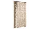 Vidaxl Tenda Fly Marrone Scuro E Beige 100X230 Cm In Ciniglia