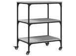 Carrello Da Cucina Grey Sonoma 60X41X76 Cm Materiale A Base Di Legno