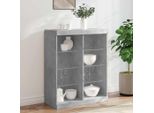 Maison Exclusive - Credenza Con Luci Led Grigio Cemento 81X37X100 Cm