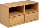 Sauda Mobile Tv Effetto Rovere 99X43X55 Cm In Legno Di Pino Massiccio