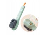 Spazzola Per La Pulizia Delle Superfici Con Dispenser Per Il Liquido Detergente Per Calzature