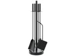 Set Di 5 Attrezzi Per Camino 18X66 Cm In Acciaio