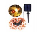 Luci Da Giardino Solari Componenti 5 Metri 20 Led Api Calde
