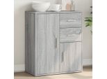 Vidaxl Credenza Grigio Rovere Sonoma 60X31X70 Cm Materiale In Legno