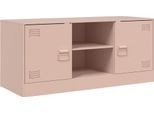 Mobile Tv Rosa 99X39X44 Cm In Acciaio