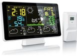 Stazione Meteo Brandson, Stazione Meteo Wireless, Wifi / Wlan, Con Sensore Esterno Wireless, Barometro, Umidità, Sensore Esterno, Sveglia, Previsioni Meteo Con App, Andamento Della Temperatura, Uv, Fasi Lunari
