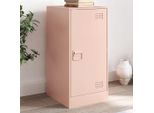 Design New Vetrina Madia Rosa 34,5X39X73 Cm Acciaio - Cassettiere Mobili2025 CHY3328971 1Pacco