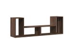 Mobili Tv 2 Pezzi Aspetto Rovere Marrone 75X30X50 Cm Materiale A Base Di Legno
