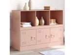 Maison Exclusive - Credenza Rosa 99X39X73 Cm Acciaio