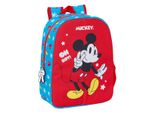 Zaino Scuola Mickey Mouse Clubhouse Fantastic Blue Red 26 X 34 X 11 Cm