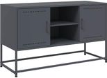 Mobile Tv Vidaxl Antracite 100,5X39X60,5 Cm Acciaio