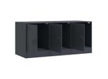 Mobile Tv Antracite 99X39X44 Cm In Acciaio