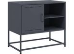 Mobile Tv Vidaxl Antracite 68X39X60,5 Cm Acciaio