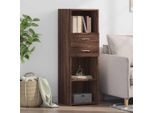 Vidaxl Credenza Marrone Effetto Rovere 40X42,5X124 Cm Materiale A Base Di Legno