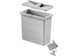 Cestino Interno Hailo 1102445 Readybin 12 L 320 X 156 X 295 Mm Incl. Staffa A Muro Grigio Chiaro