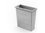 Bidone Interno Hailo Da 12 Litri 1122459 Grigio Chiaro 320 X 141 X 350 Mm 2 Maniglie