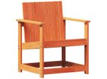 Sedia Da Giardino Marrone Cera 62X56X77 Cm In Legno Di Pino Massiccio