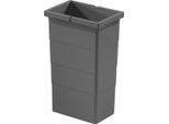 Cestino Interno Hailo 1129919 Grigio Scuro 10 Litri 226 X 156 X 350 2 Maniglie