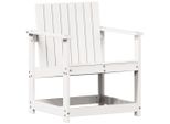 Sedia Da Giardino Bianca 62X56X77 Cm In Legno Di Pino Massiccio