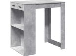 Vidaxl Tavolo Da Bar Grigio Cemento 102X70X103,5 Cm Materiale A Base Di Legno