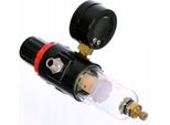 Filtro/Separatore D'acqua Con Regolatore Di Pressione, Manometro Per Compressore Fengda AS-186 Tc Technic HS-F3