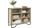 Vidaxl Credenza Rovere Sonoma 91X35,5X74,5 Cm Materiale A Base Di Legno