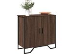 Maison Exclusive - Credenza Effetto Rovere Marrone 78X35,5X74,5 Cm Materiale Ligneo
