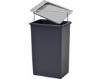 Cestino Interno Hailo 1045639 Grigio Scuro 10 L 226 X 154 X 340 Mm Con Coperchio