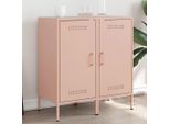Best MöBel Armadio Credenze 2 Pz. Rosa 36X39X79 Cm Acciaio - Cassettiere CL3665765 1Pacco