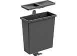 Cestino Interno Hailo 1134665 Readybin 12 L 320 X 141 X 350 Mm Con Coperchio E Supporto A Parete